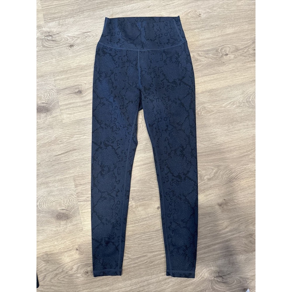 Allfenix High Waisted Python Charcoal Leggings Ru… - image 1